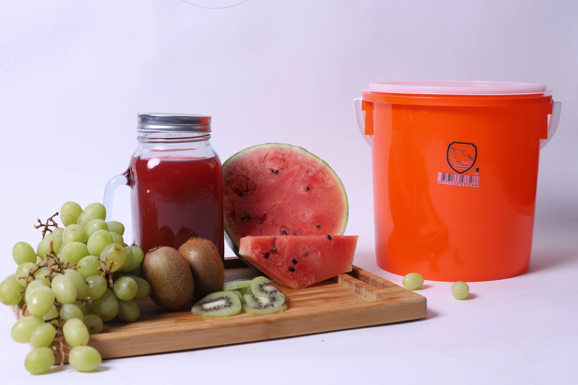 Botes Lecheros · Naranja con frutas