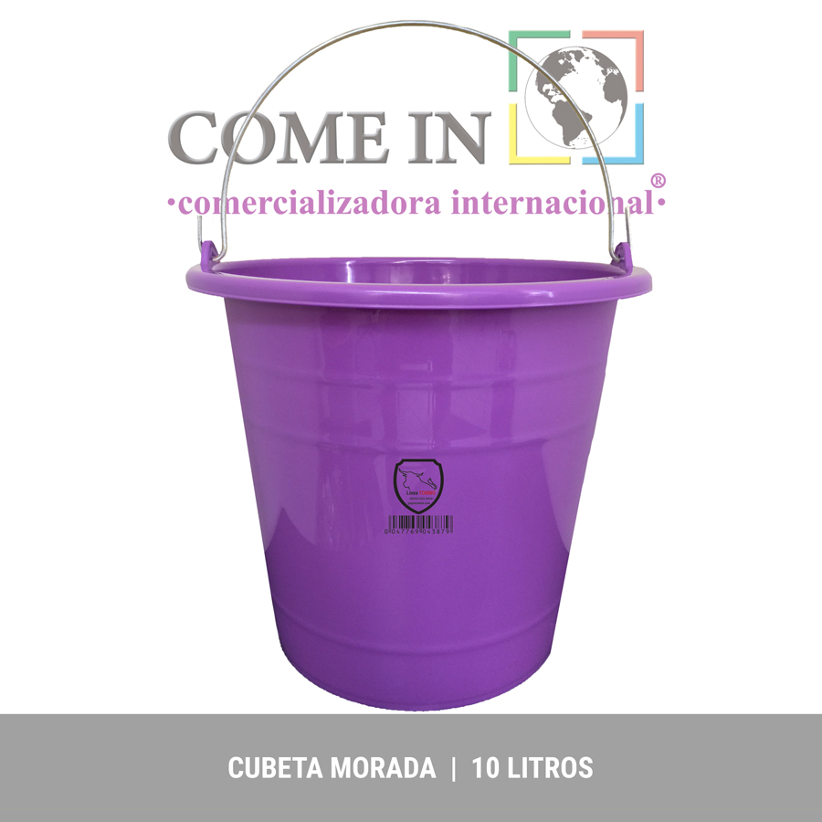 Cubeta de 10 Litros para el Hogar COME IN (En existencia – 8 colores